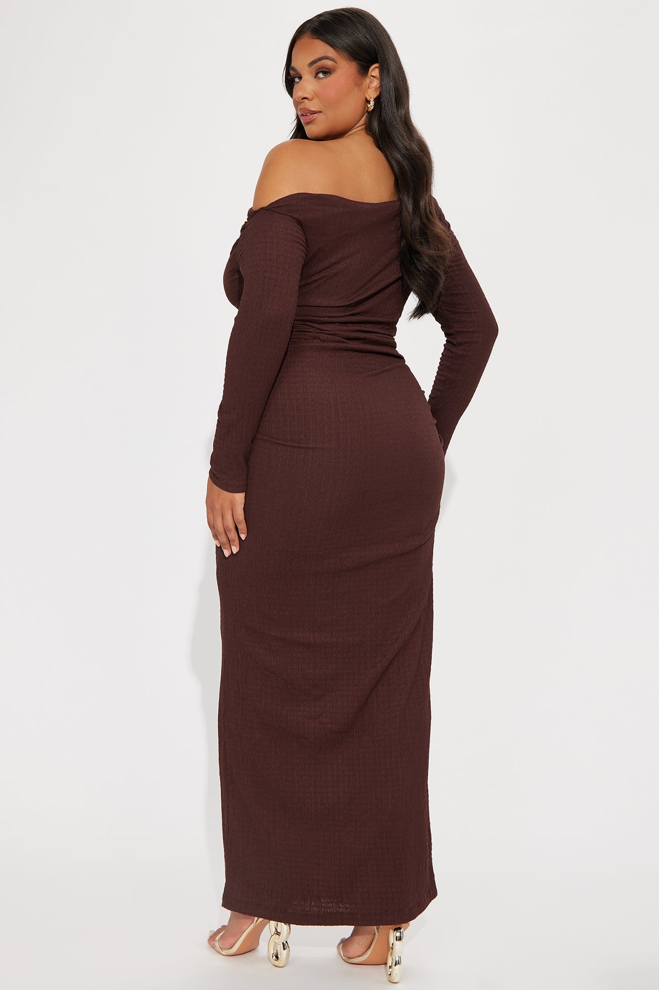 Off Shoulder Maxi Dress
