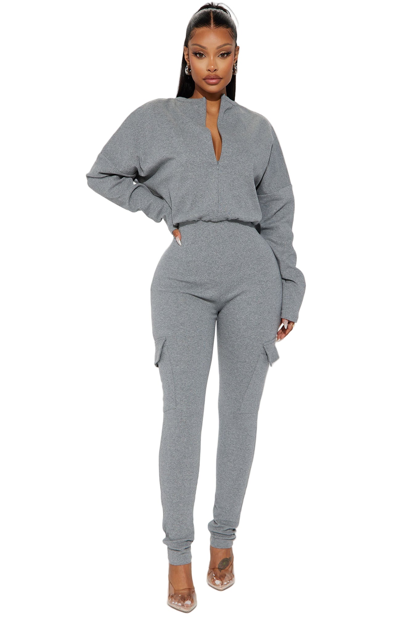 Lounging Jumpsuit - Grey