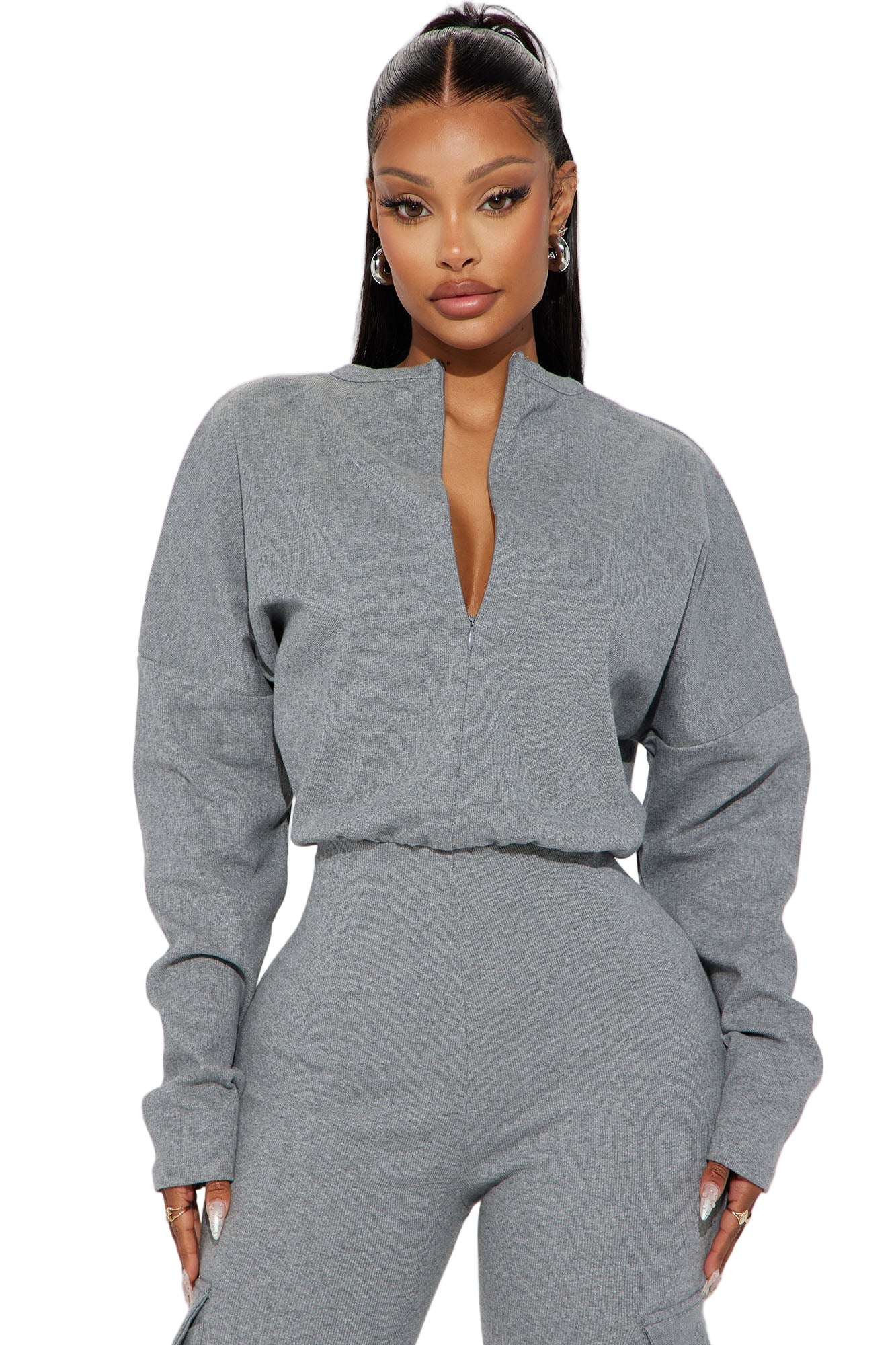 Lounging Jumpsuit - Grey